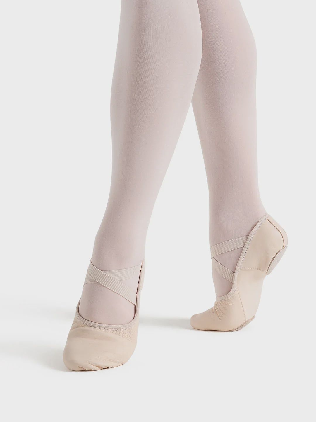 Capezio: Hanami Leather Ballet Shoe, Color: Light Pink, Size: 12, Width: M