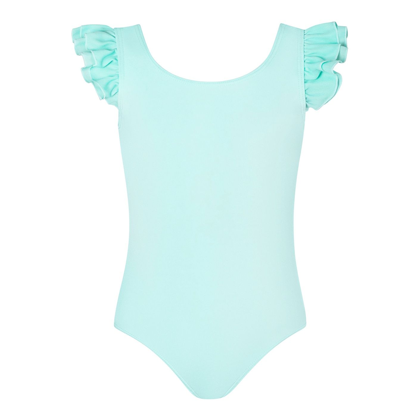 Energetiks: Emery Frill Sleeve Leotard - Youth, Color: Mint, Size: X-Small