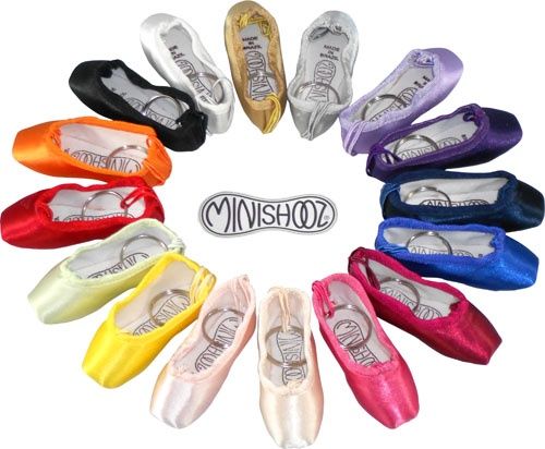 Pillows for Pointes: Mini Pointe Shoe Keychain