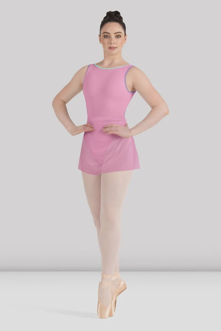 Bloch: Calypso Mesh Skirt, Color: Bonbon, Size: Petit / Small