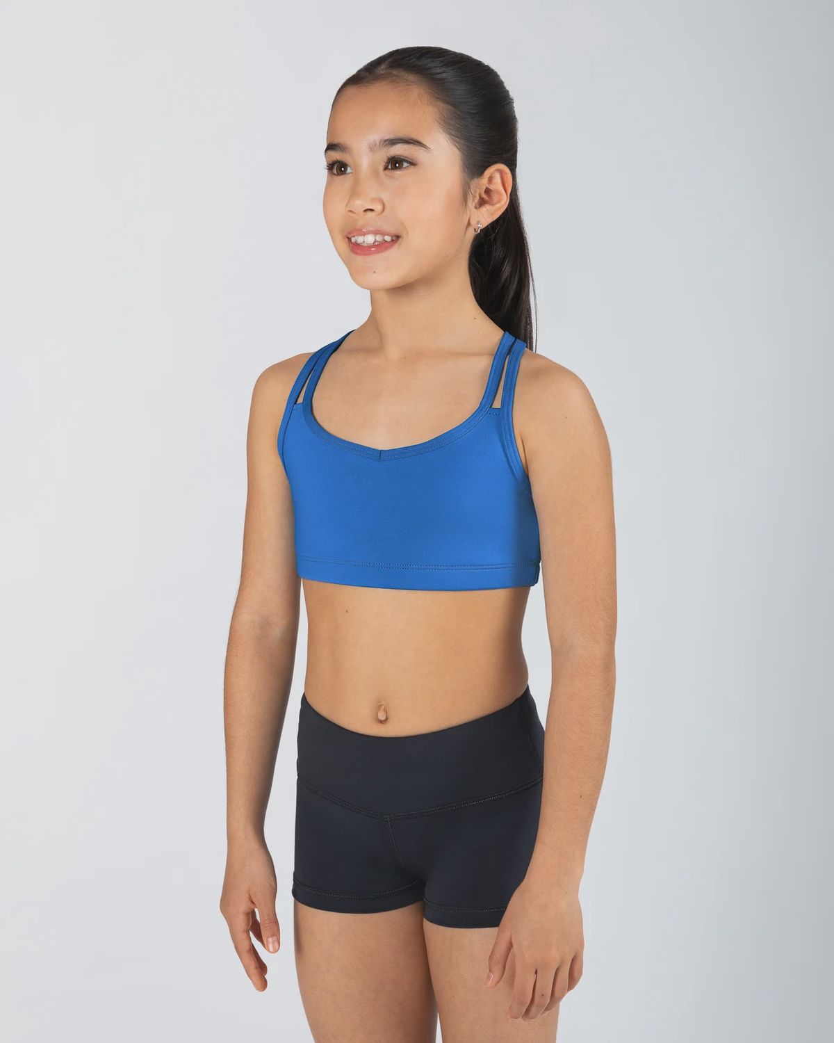 Energetiks: Roxy Crop Top - Youth, Color: Electric Blue, Size: Medium