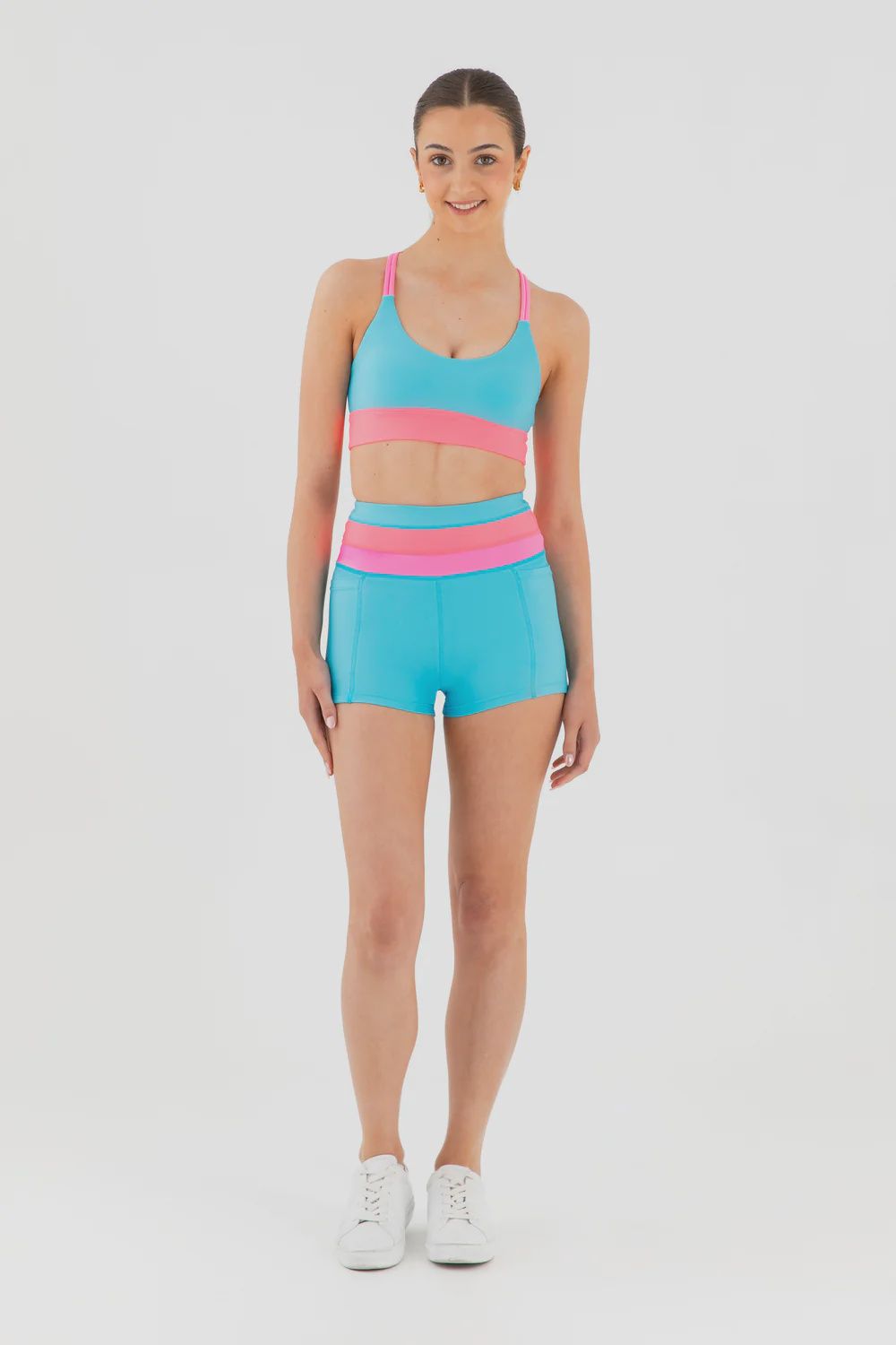 Every Turn: On-The-Go Short, Color: Azure Blue, Size: Youth 10