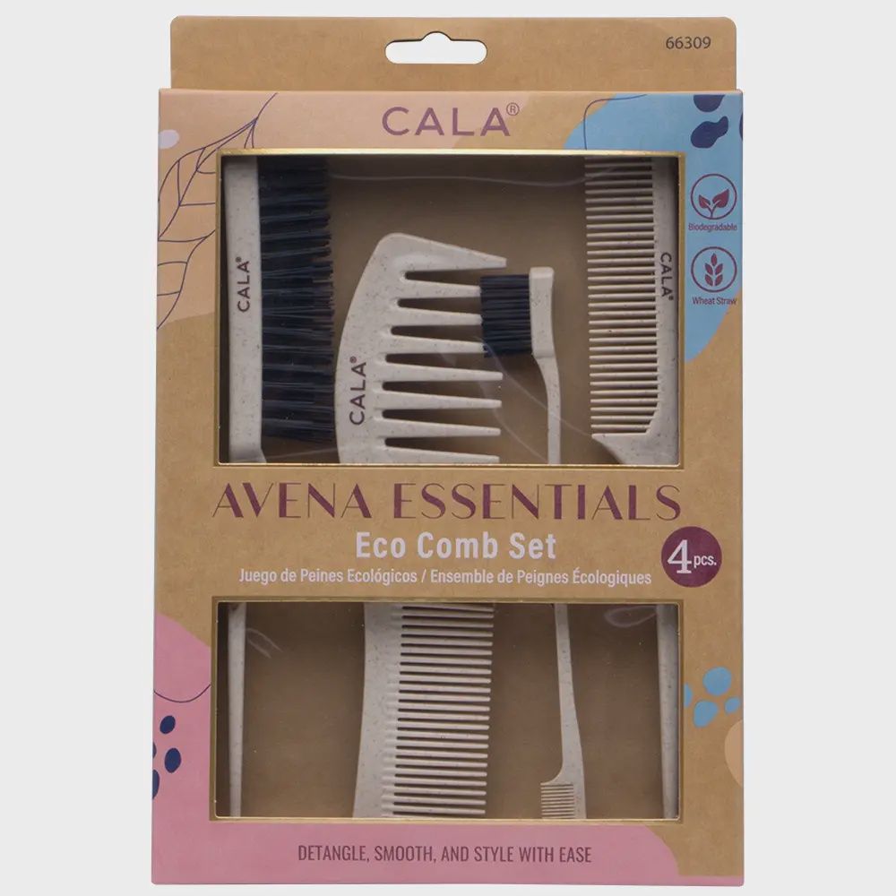 Joia Accessories: Cala Avena Essentials Eco - 4PC Comb Set
