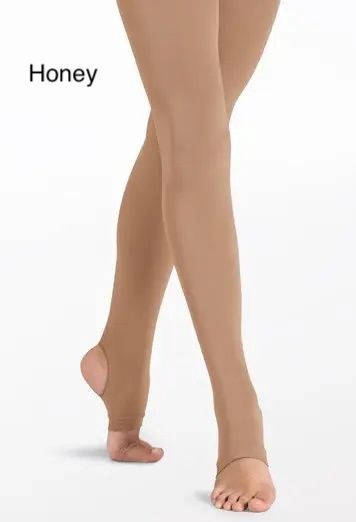 Weissman: Stirrup Tights - Youth, Color: Honey, Size: Medium Child