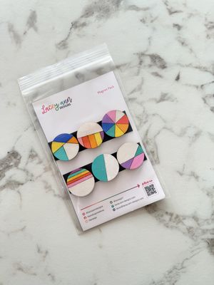 Lacey Ann Designs: Magnet Pack - Circle Rainbow