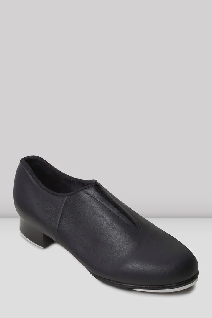 Bloch: Tap Flex Slip On Leather - Tap Shoes, Color: Black, Size: 8.5