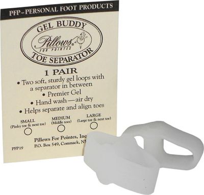 Pillows for Pointes: Gel Buddy Toe Separator