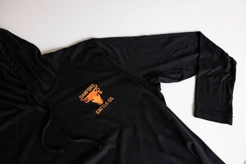 Thin Hoodie Black