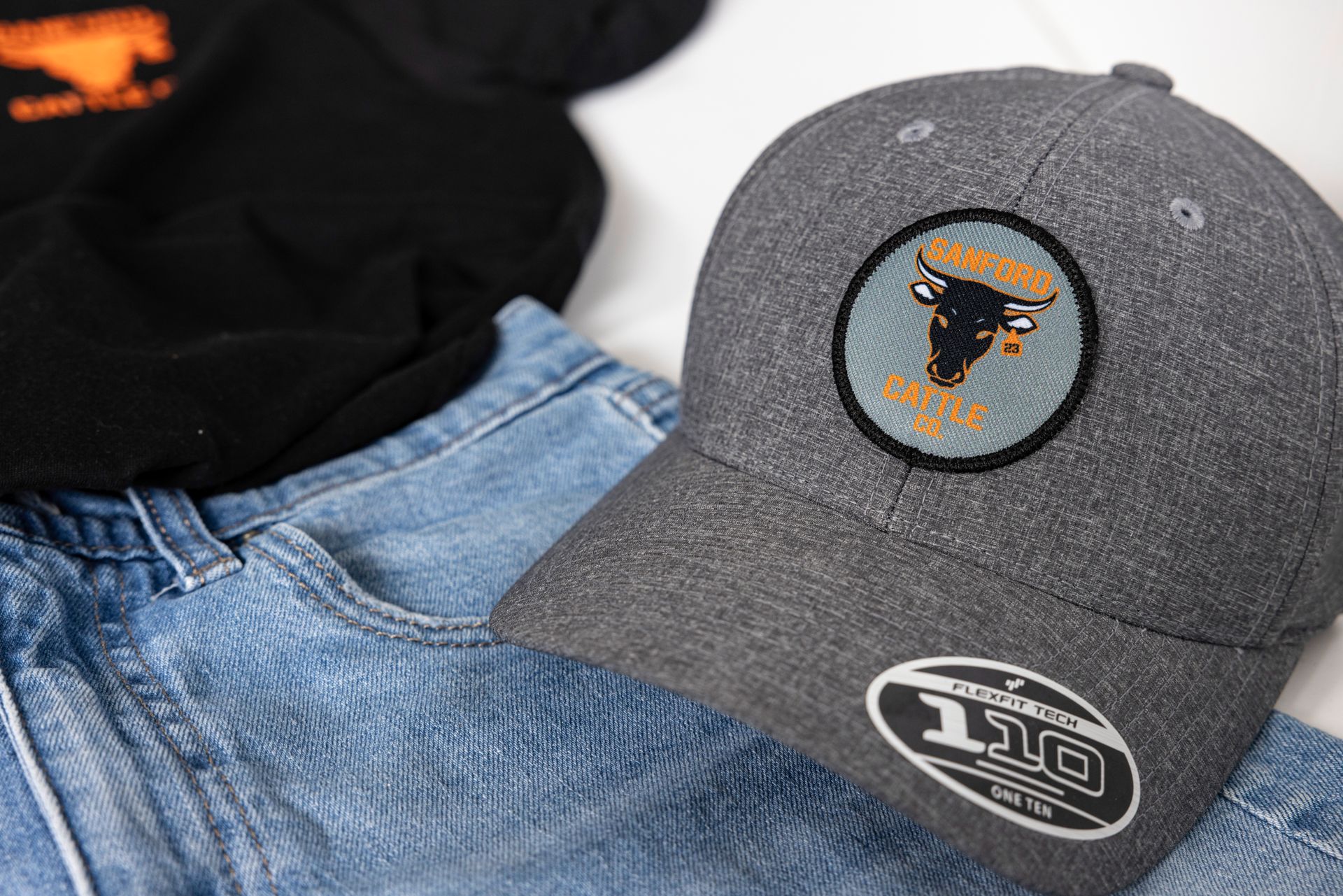 Grey Snap Back with Logo Patch