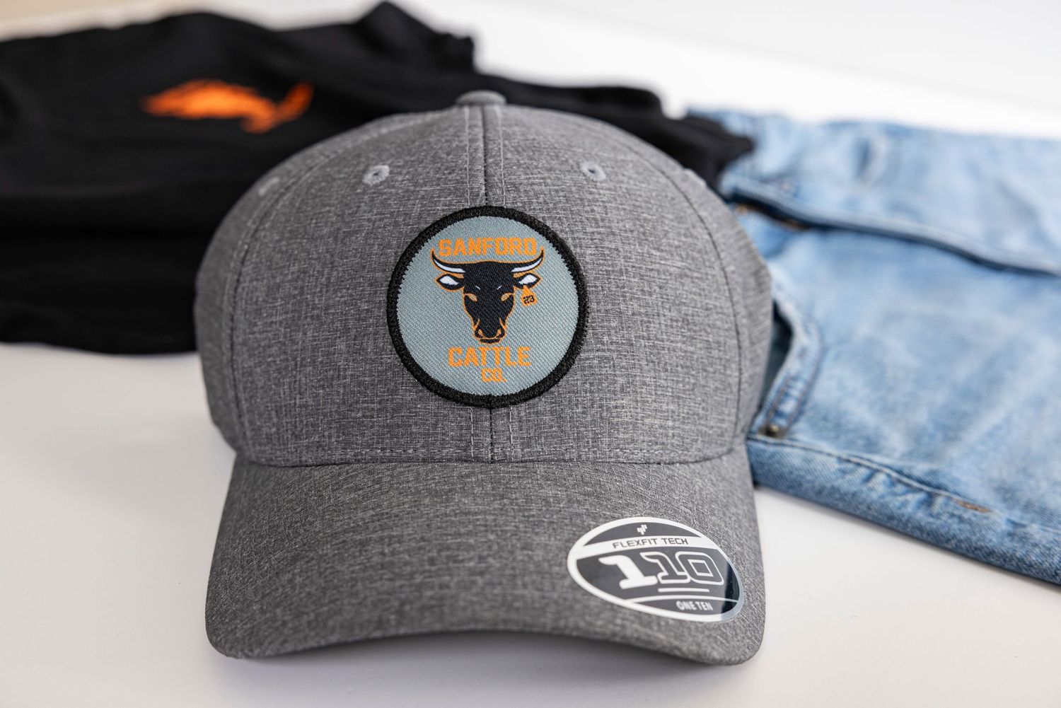 Grey Snap Back with Logo Patch