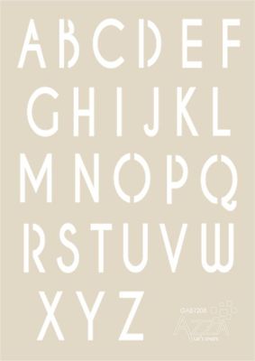 Buchstabenschablonen