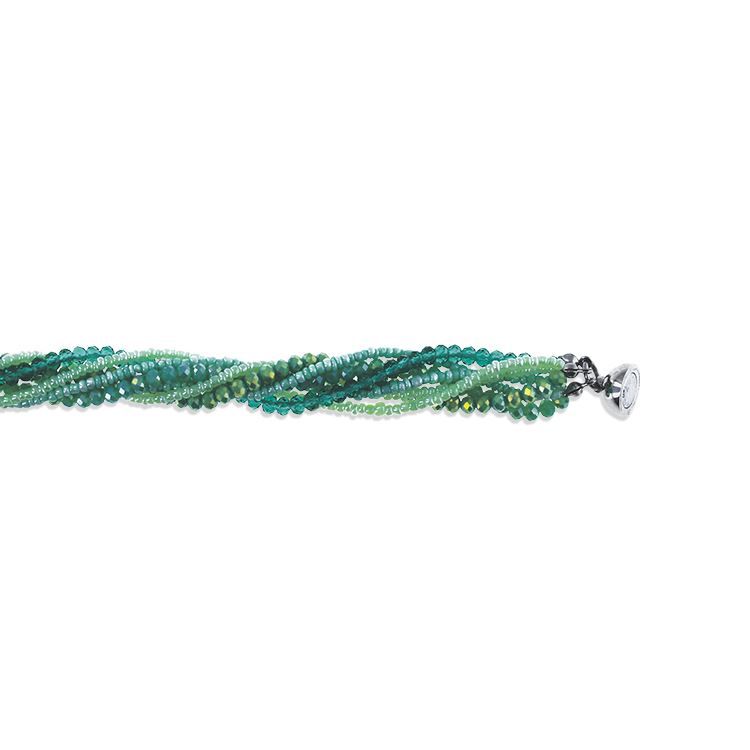 Halskette mit Aqua-Marine-Rängen