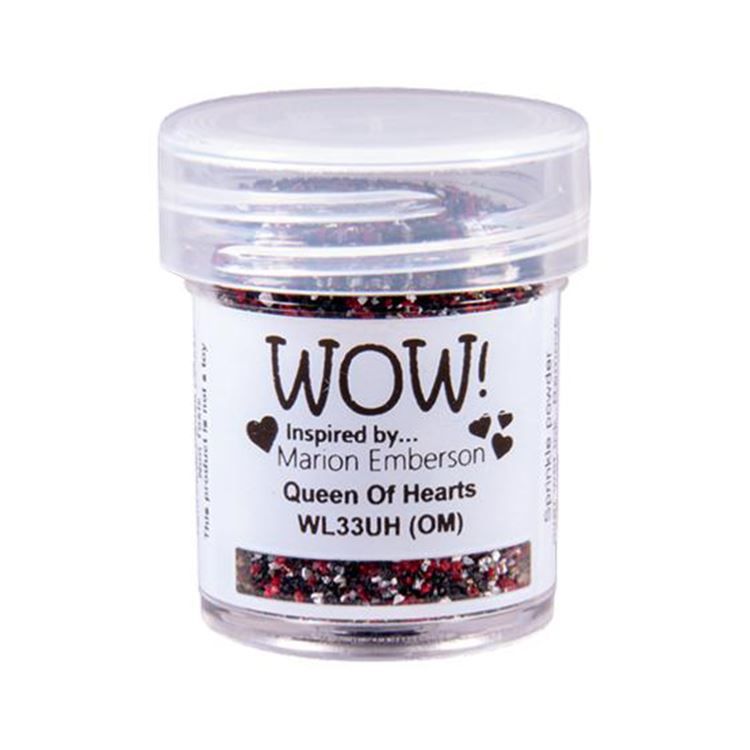 Embossingpulver &#39;Queen of hearts&#39;