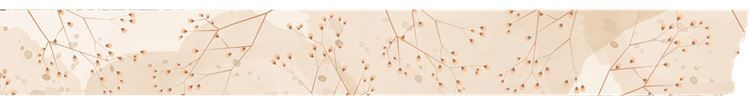 Washi-Tape 15mmx8m ‘Getrocknete Blumen’