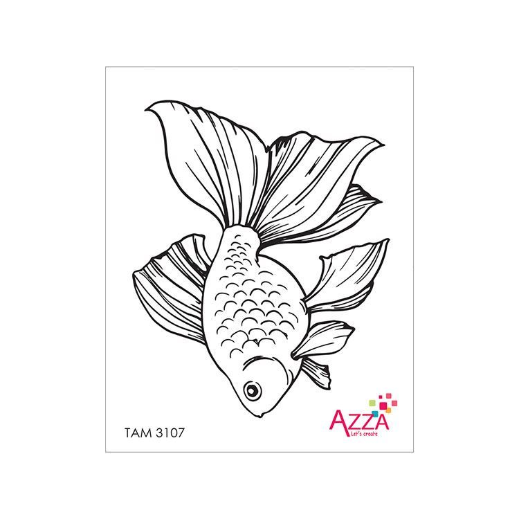 Rubinstempel &#39;Fisch&#39;