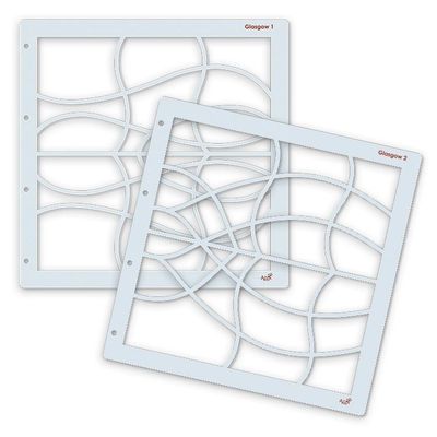 Fotoschablonen &#39;Glasgow&#39; (30x30 cm)