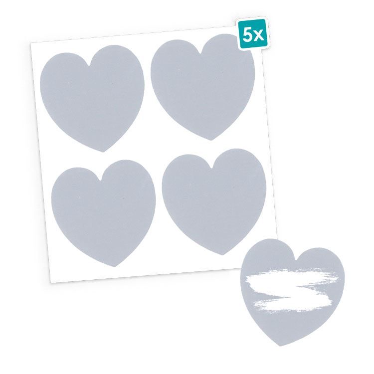 Rubbelsticker &#39;Herz&#39; (20 Stk.)