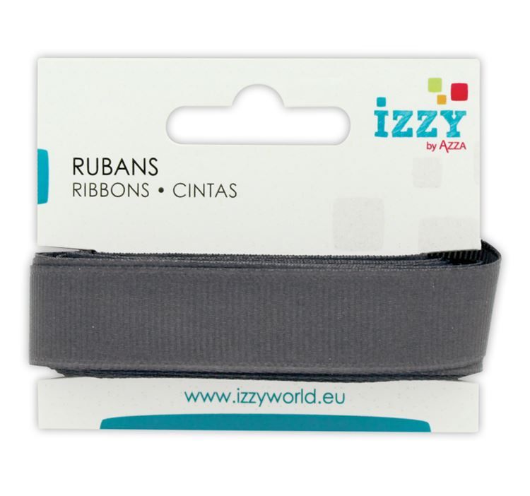 Ripsband &#39;Grau&#39; (15mm x 3m)