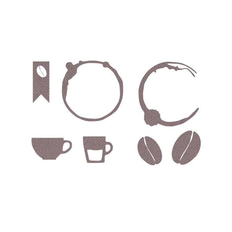 Stanzformen &#39;Kaffeemomente 1&#39;