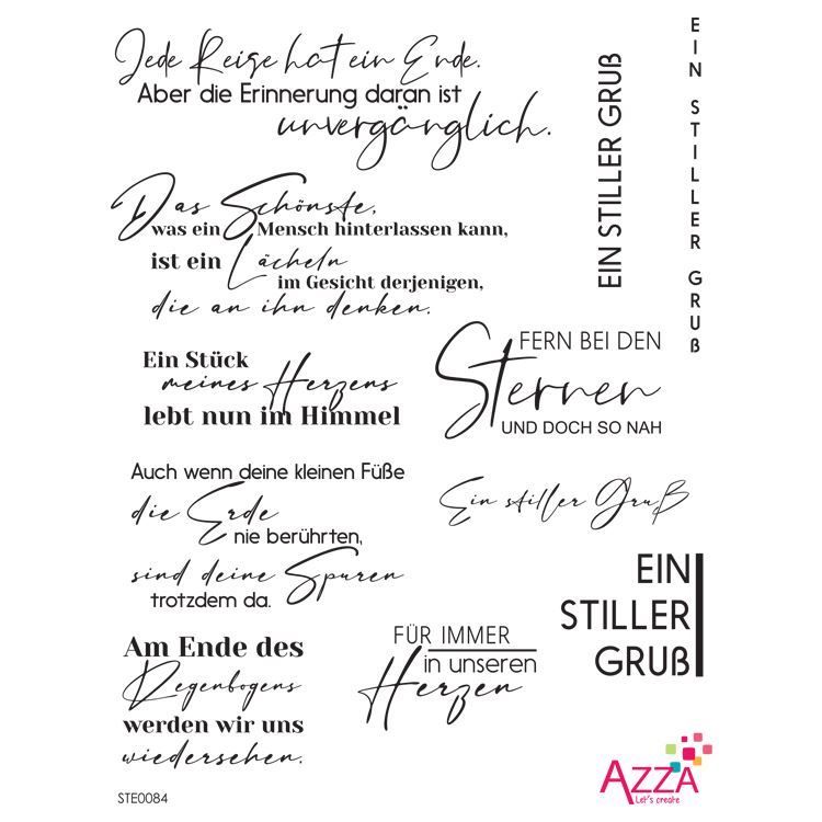 Diamantstempel &#39;Abschied&#39;