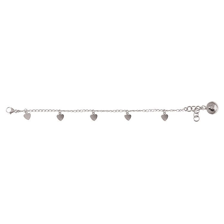 Armband mit Herzanhängern