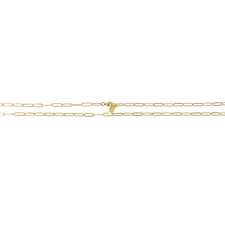 Kette mit verlängerten Ringen