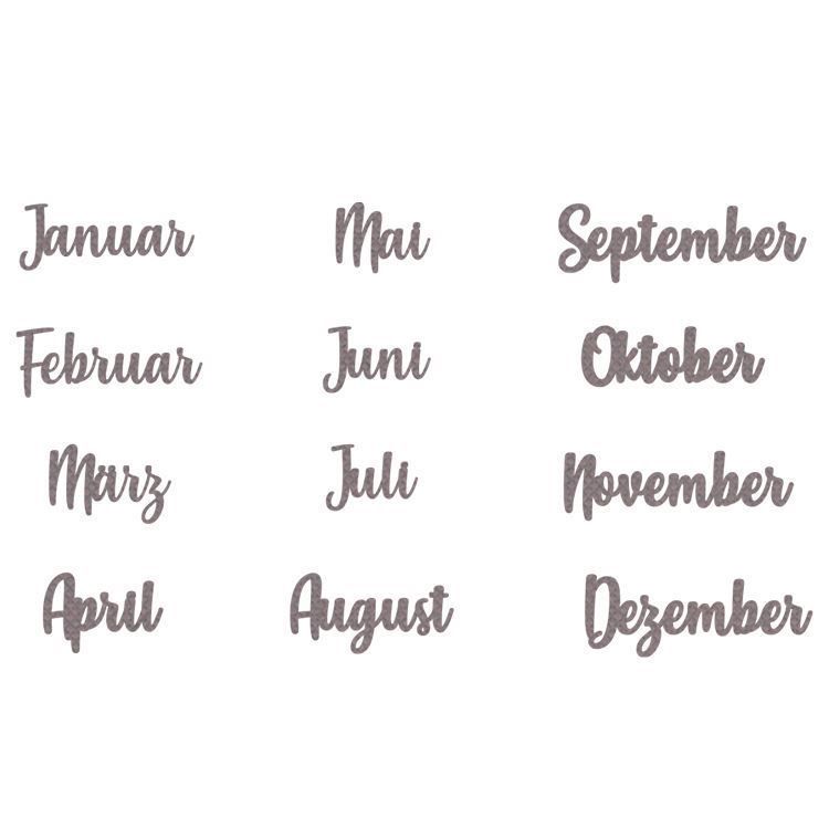 Stanzformen &#39;Kalender&#39;