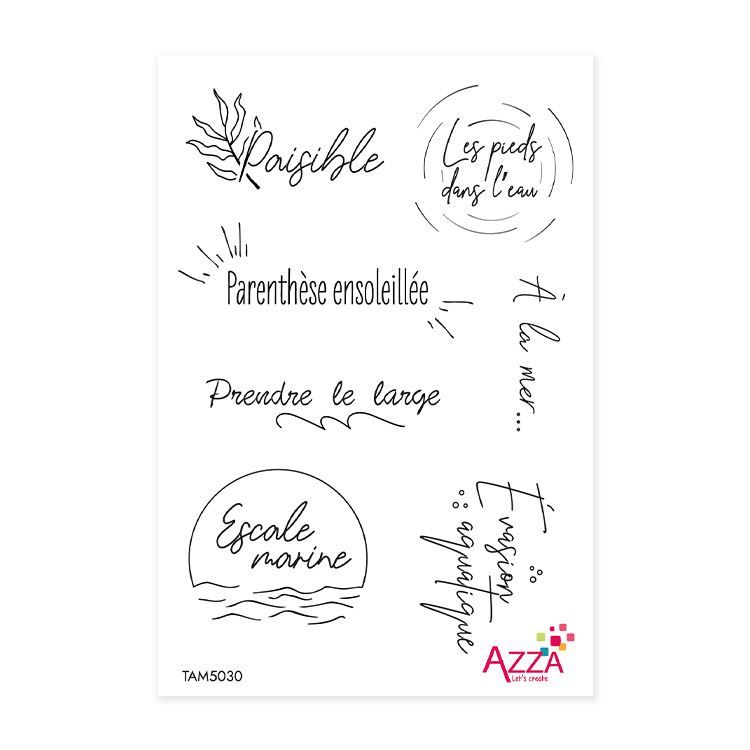 Ministempel &#39;Mots Souffle marin&#39;