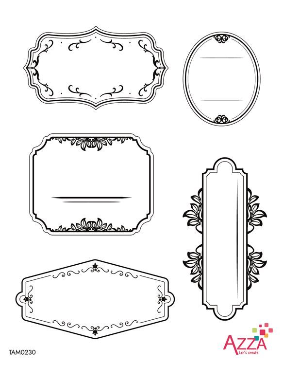 Diamantstempel &#39;Etiketten&#39;