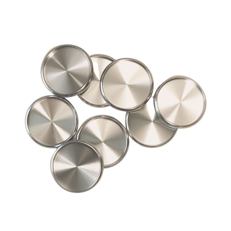 Bindescheiben ‘Metallic Silber’ (24 mm - 12 Stk.)