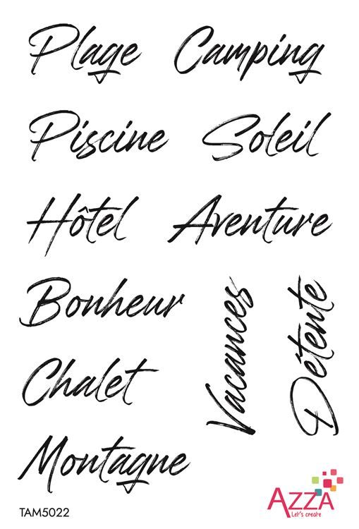 Ministempel &#39;Mots signalétique&#39;