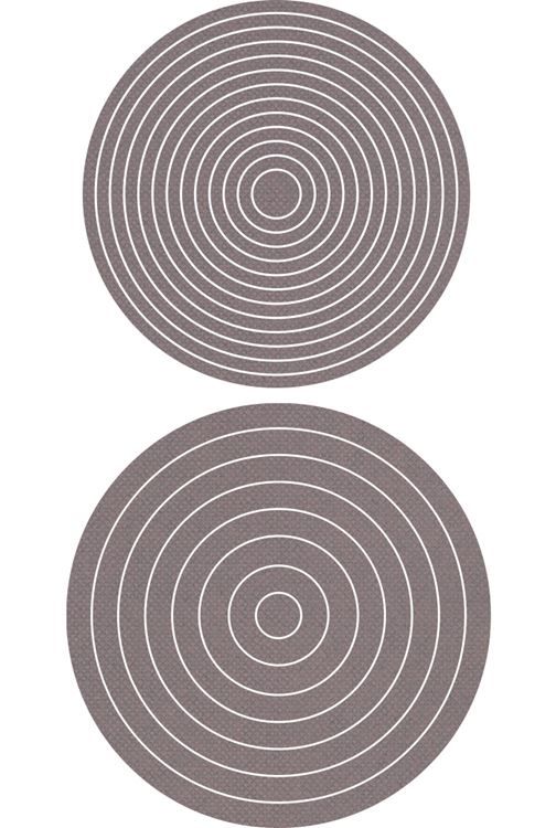 Konzentrische Stanzformen &#39;Ringe&#39; (3-6 mm)