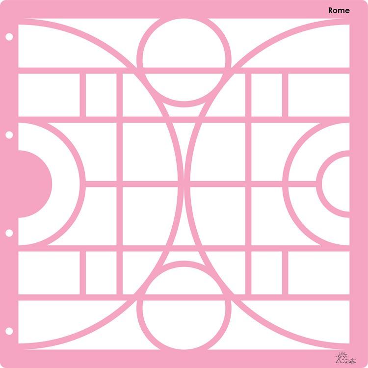 Fotoschablone Kollektor &#39;Rom&#39; (30x30 cm)