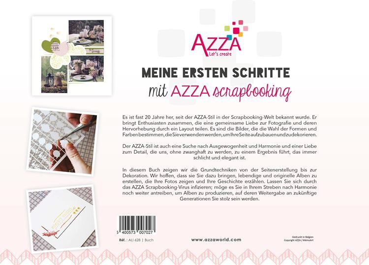 AZZA Buch &#39;Meine ersten Schritte im Scrapbooking&#39;