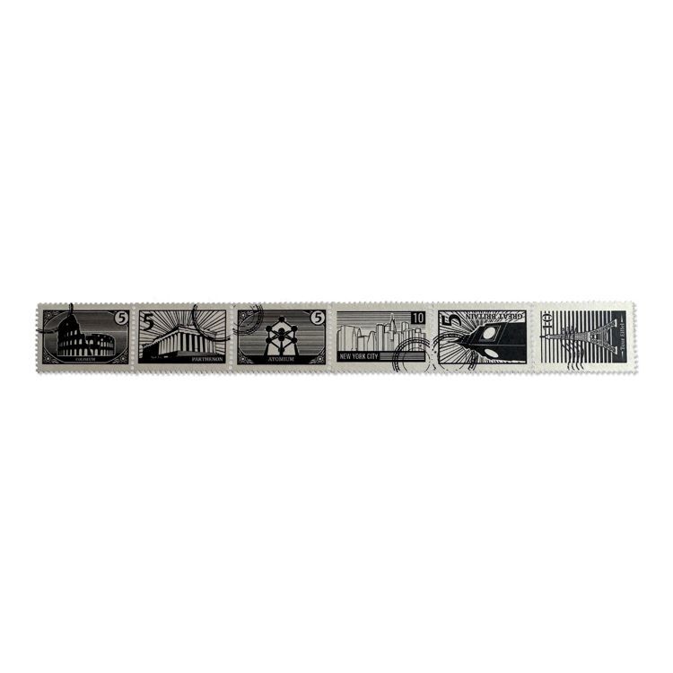 Washi-Tape 25mmx8m &#39;Briefmarke Philatelie&#39;