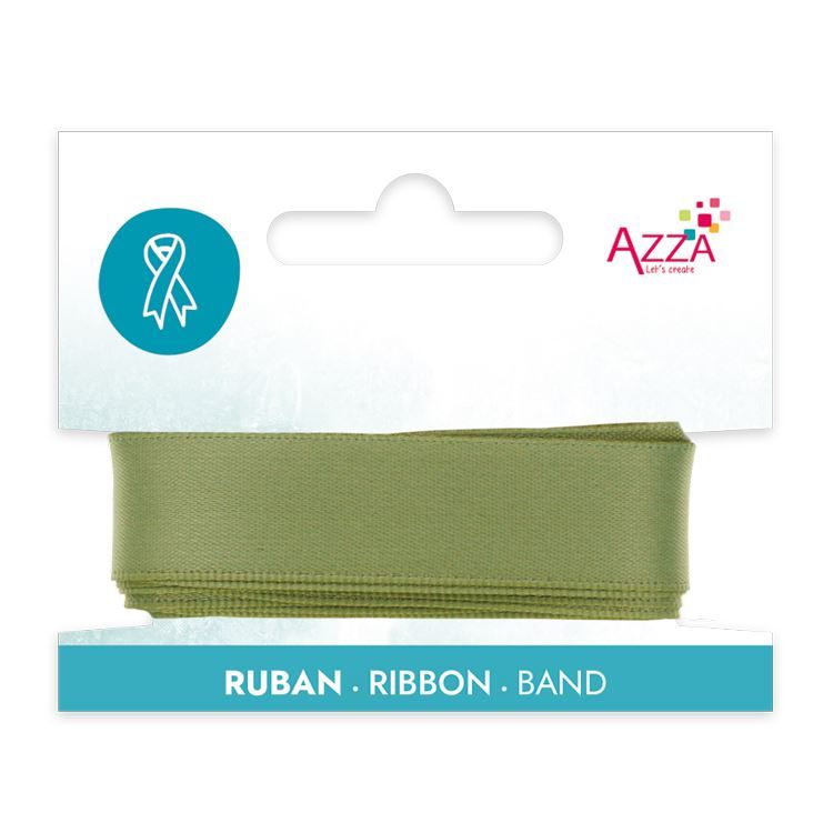 Satinband 15mmx3m &#39;Khaki&#39;