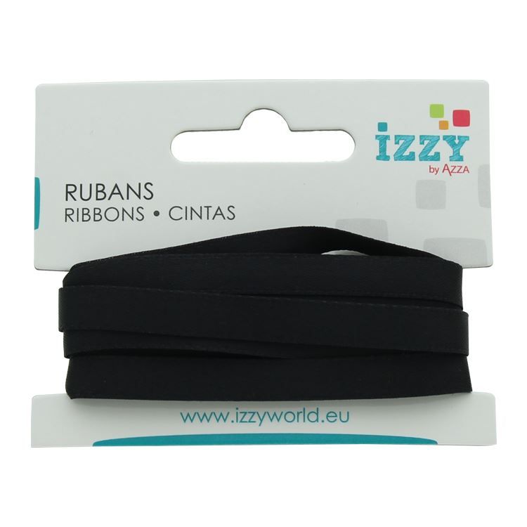 Satinband &#39;Schwarz&#39; (6mmx5m)