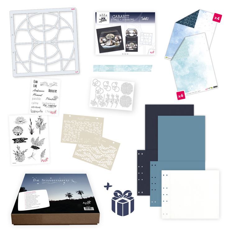 Set &#39;Die Scrapbooknacht Tahiti&#39;