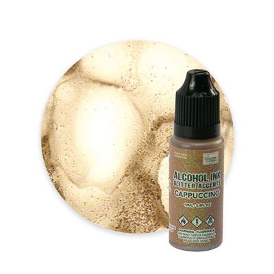 Alkohol inks &#39;Glitzer-Effekt Capuccino&#39;
