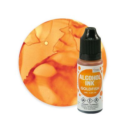 Alkohol inks &#39;Goldfish&#39;