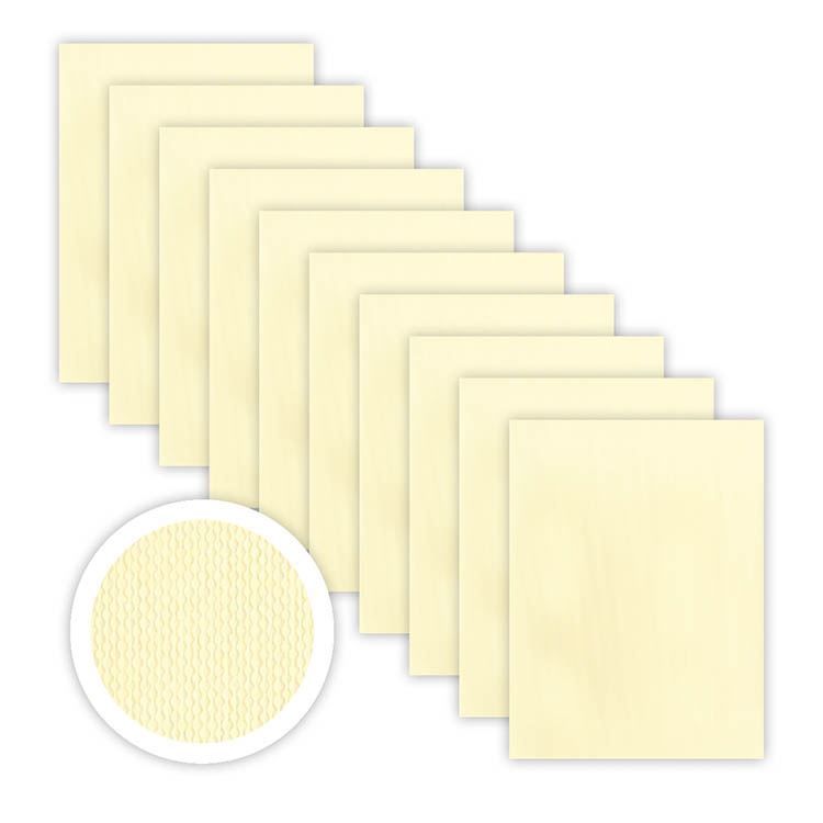 Farbiges Papier A4 236gr &#39;Creme&#39; (10 Stk.)