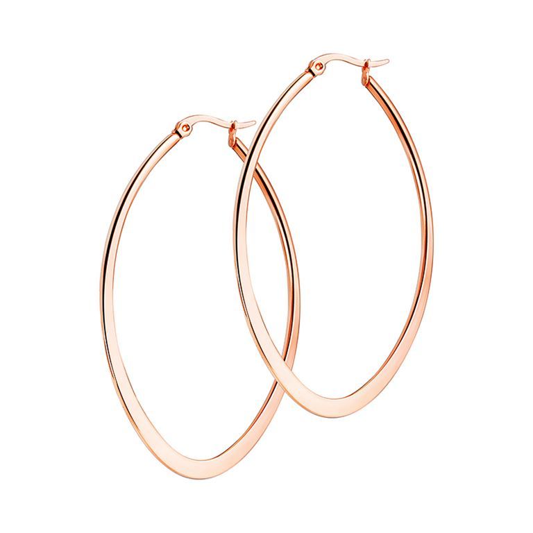 Boucles d&#39;oreilles Oletta rose (L)