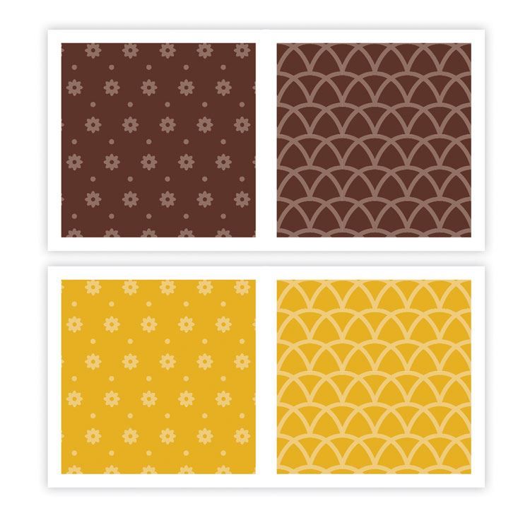 Designerpapier A4 &#39;Essentiell Schokolade’ (8 Stk.)