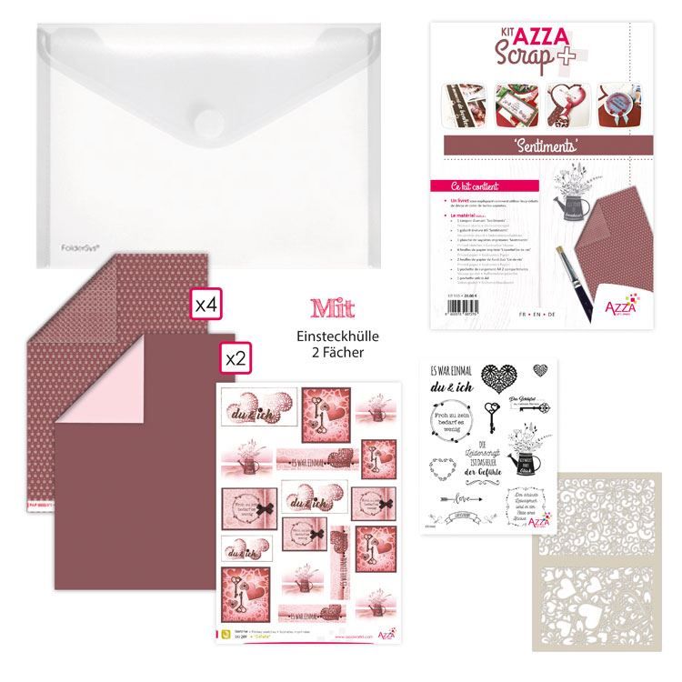 AZZA Scrapbooking Kit + &#39;Gefühle&#39;