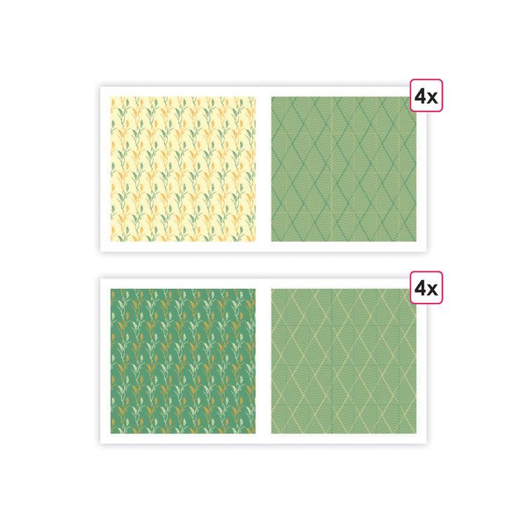 Designerpapier A4 &#39;Bauernhof&#39; (8 Stk.)