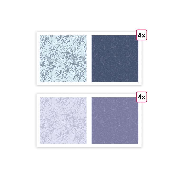 Designerpapier A4 &#39;Träumerei&#39; (8 Stk.)