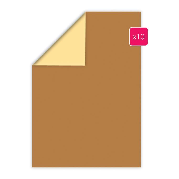 Duopapier A4 &#39;Karamell - Vanille&#39; (10 Stk.)