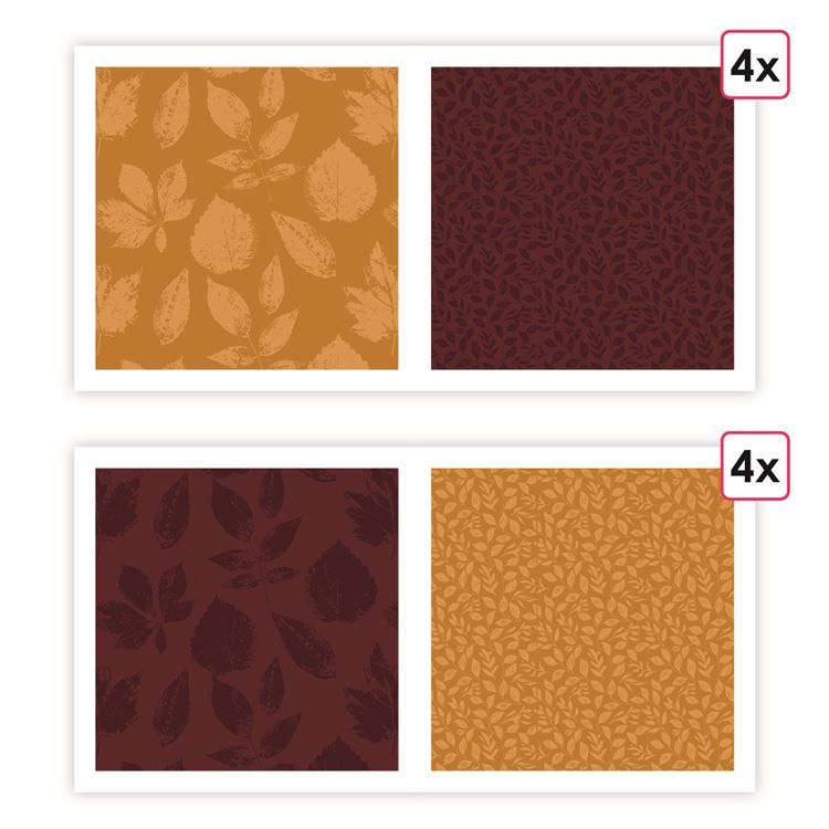 Designerpapier A4 &#39;Kräutergarten&#39; (8 Stk.)