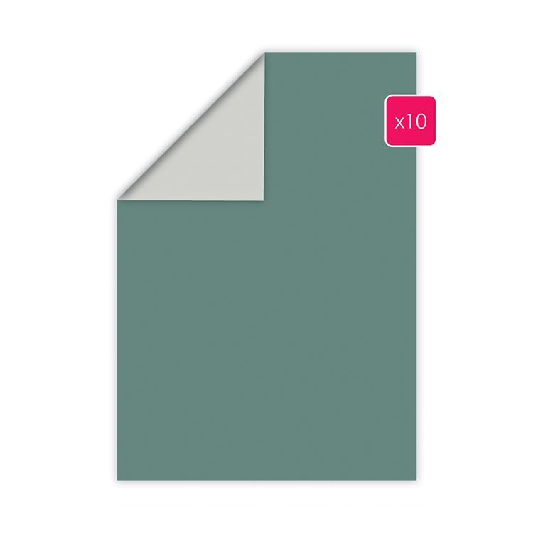 Duopapier A4 &#39;Fichte - Perlgrau&#39; (10 Stk.)