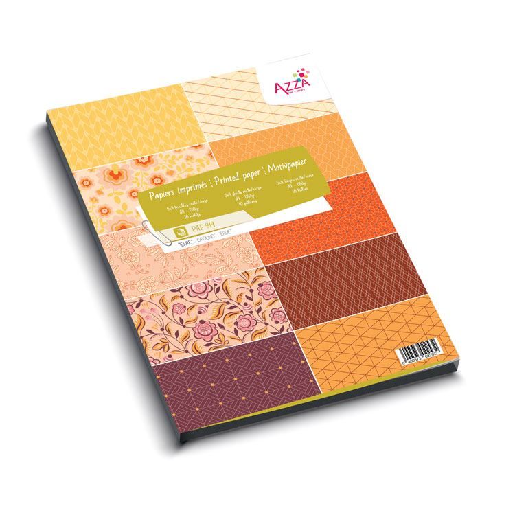 Designerpapierblock A4 &#39;Essentiell Erde&#39;